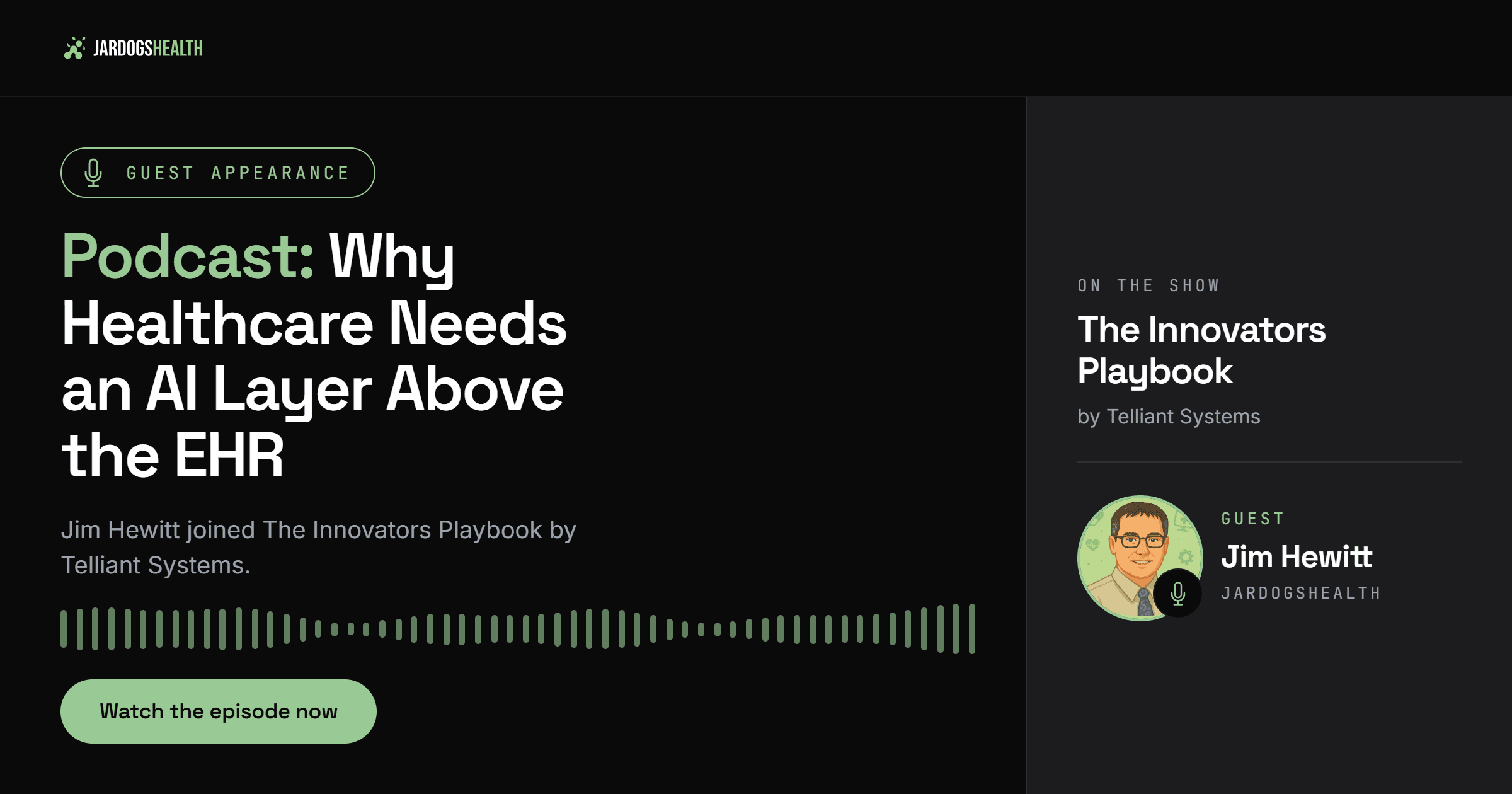 Podcast: Why Healthcare Needs an AI Layer Above the EHR